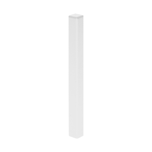 Coin/embout pour plinthe MDF 120x9 blanc RAL 9016 – Image 3