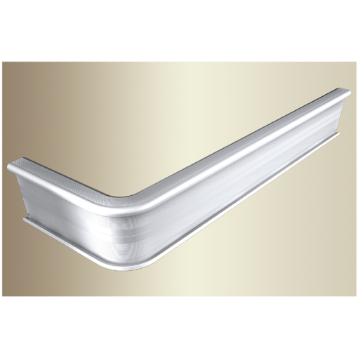 Escalier coulissantprof 846 coin gauche 3mm PVC argenté – Image 4