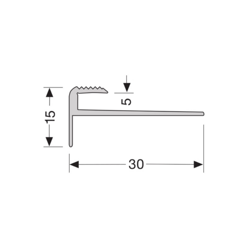 Küberit 807 nez de marche 5 mm en acier inoxydable F2 – Image 2