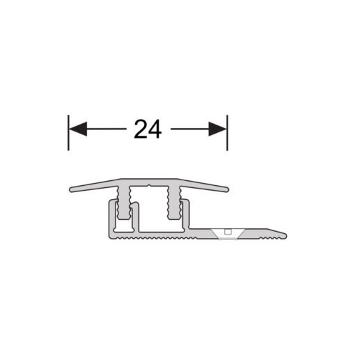 Design Clip 4-7.5 mm 578 profil d'expansion argenté – Image 2