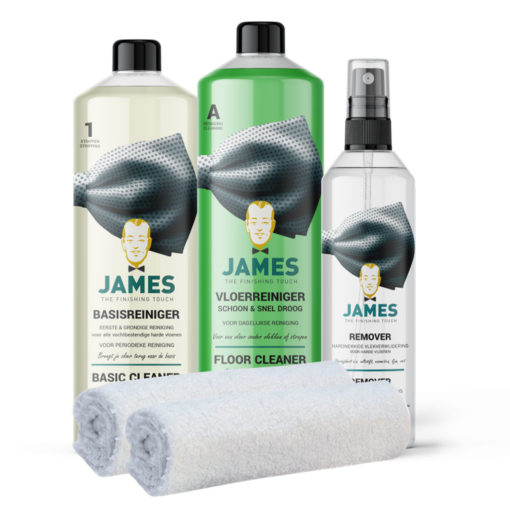 Ensemble de produits pour sols durs James (5 pièces) – Image 2