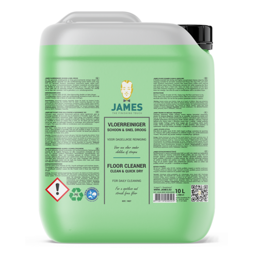 James Nettoyant pour Sols Propre & Rapidement Sec 10 l – Image 2