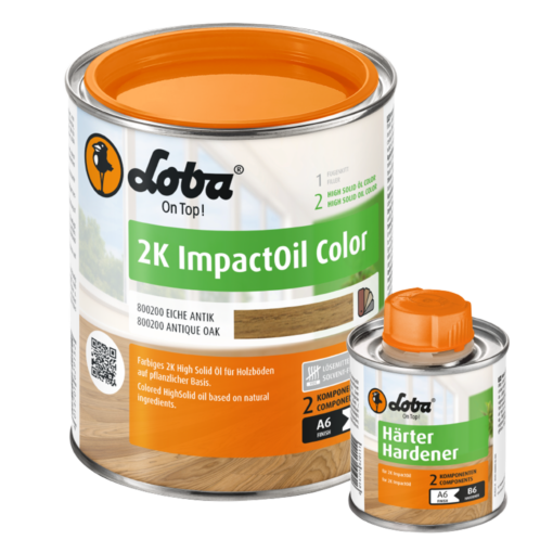 Lobasol HS 2K ImpactOil Color Antique Oak 0,75 kg – Image 3