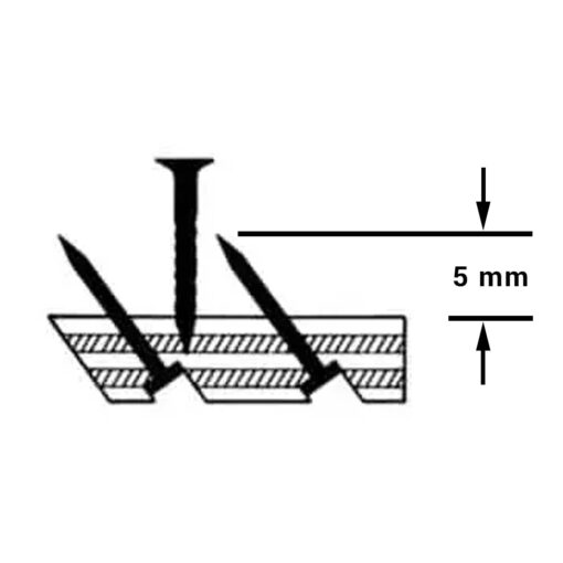 Latte de moquette Smoothedge combinée 20x5mm 1,52m 100 pcs – Image 2