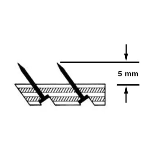 Latte de moquette Smoothedge standard 25x5mm 1,52m 100 pcs – Image 4