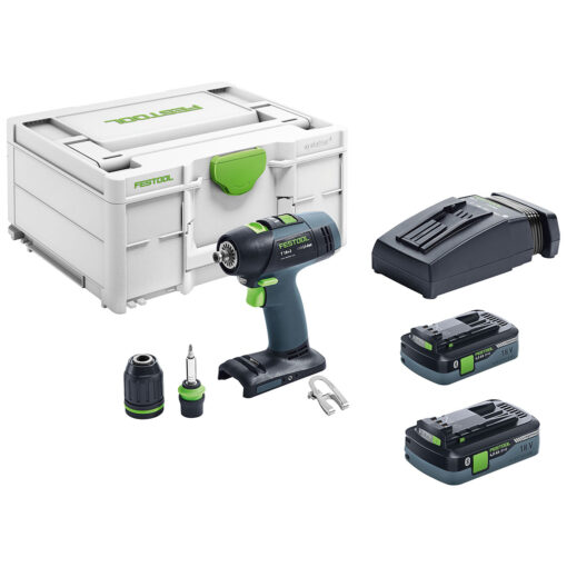 Festool Perceuse-visseuse sans fil T 18+3 HPC 4,0 I-Plus – Image 4