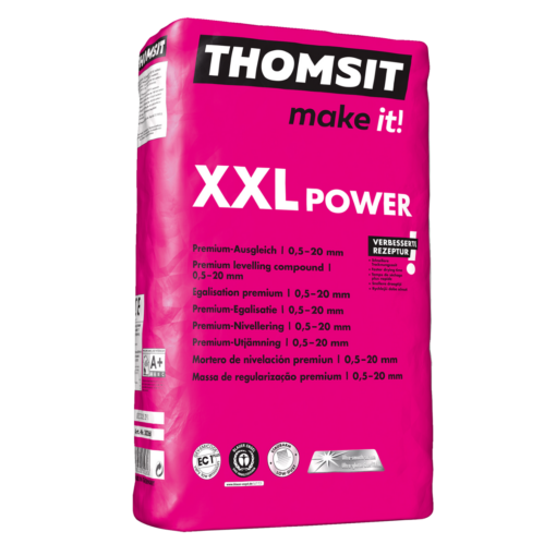 Enduit de nivellement à faible émission de poussière Thomsit XXL Power 25 kg – Image 2