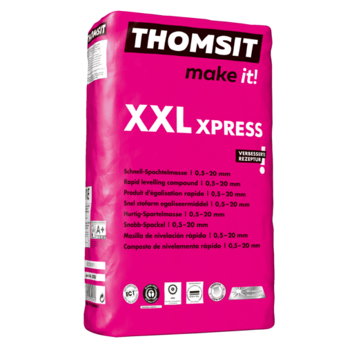 Enduit de nivellement à faible émission de poussière Thomsit XXL Xpress 25 kg – Image 2