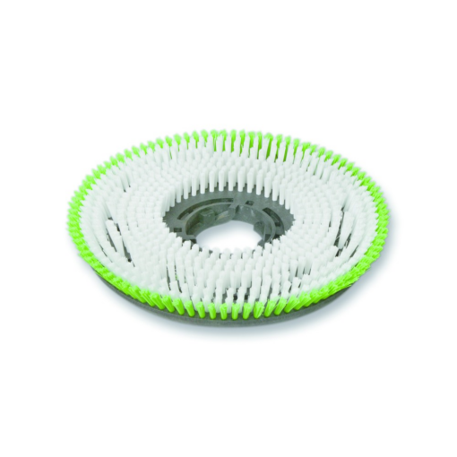 Brosse à récurer 16" blanc/vert