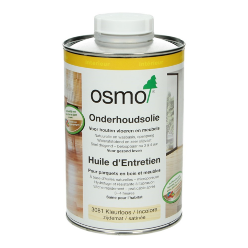 Huile d'entretien OSMO Incolore satiné 3081 1L – Image 2