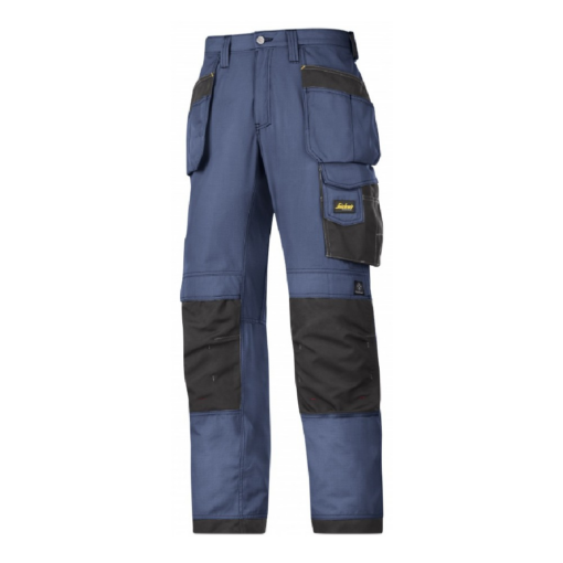 Pantalon de travail m. holsterp. Rip-stop bleu/noir mt 46 – Image 3