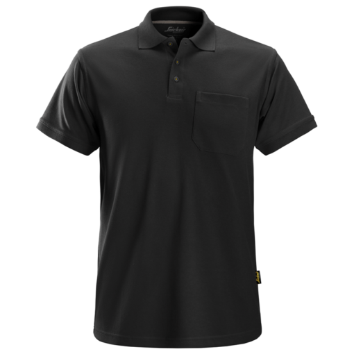 Polo classique noir taille L – Image 6