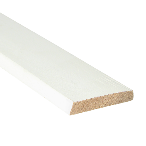 Latte de tête en Meranti 68x12 mm apprêtée en blanc – Image 4