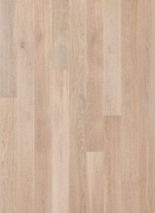 Parquet en Chêne - Vernis Brossé Blanc - 500/2200x260x15/4mm